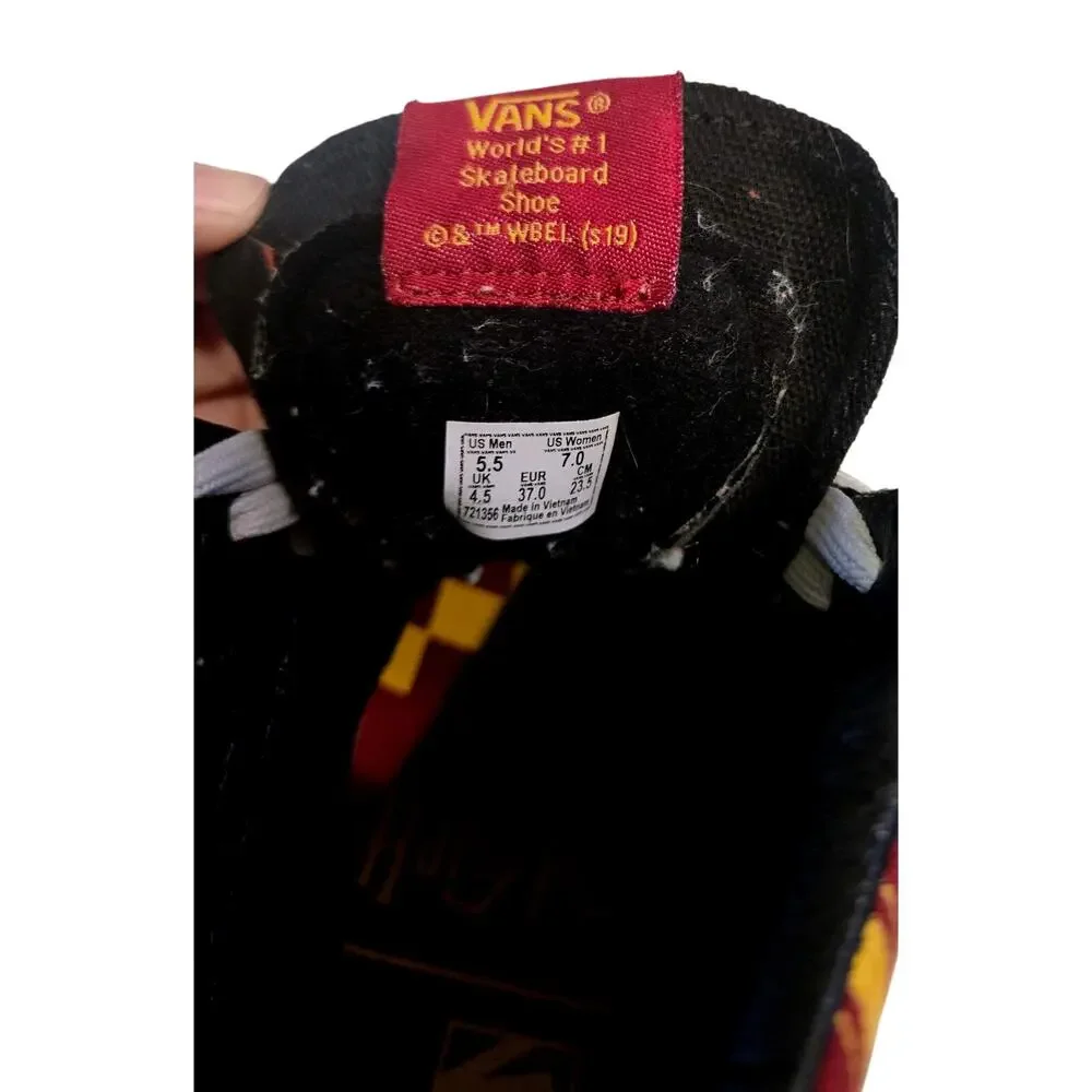 Vans Sk8-Hi Hogwarts Harry Potter Gryffindor Hi-Top Sneaker Men Size 5.5 Women 7
